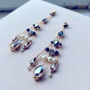 Authentic Swarovski crystal chandelier earrings